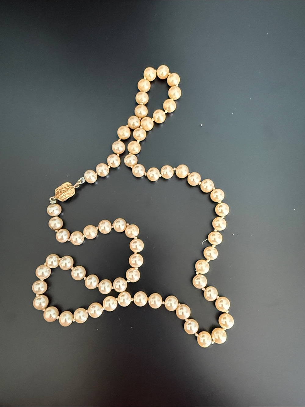 Timeless Gold Bead Necklace for Women - Classic Strand